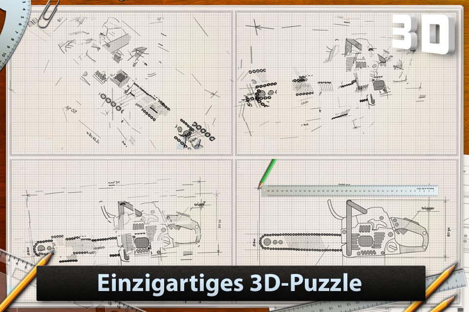 Blueprint 3D iPhone mzl.xlxqosym Blueprint 3D Blaupausen Puzzle